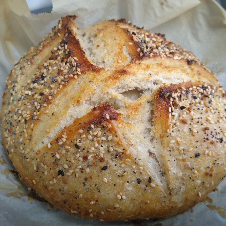 A seeded loaf